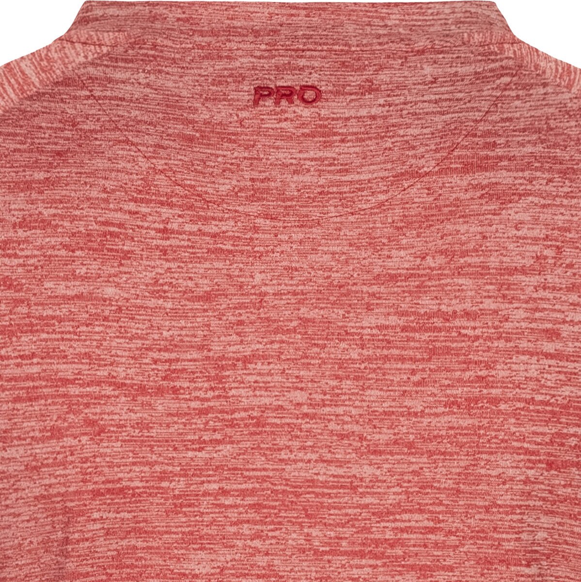 Butterfly Izumo Lady Shirt: Close up of Back of Red Shirt Top Collar